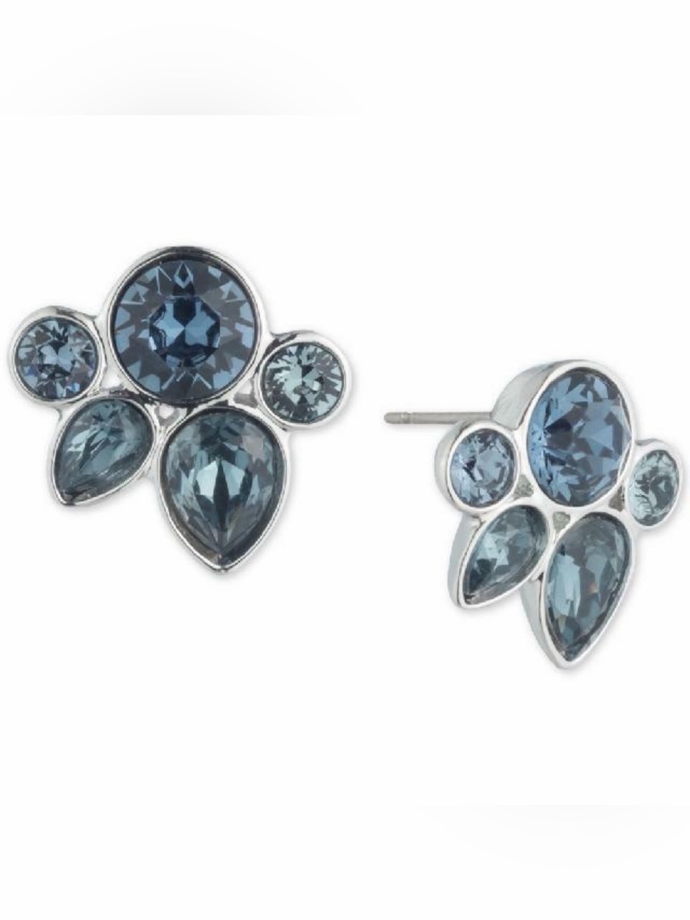 Givenchy Crystal Clutter Stud Earrings